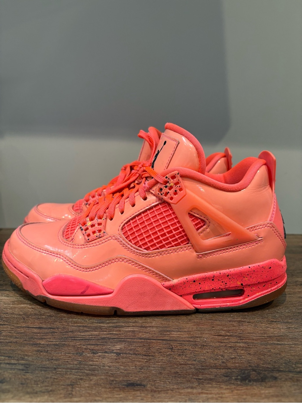 Nike Air Jordan Retro 4 Sneakers in Coral Pink women’s size 7